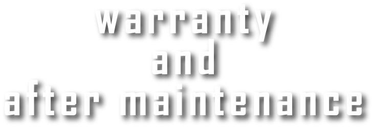 font img warranty and after maintenance